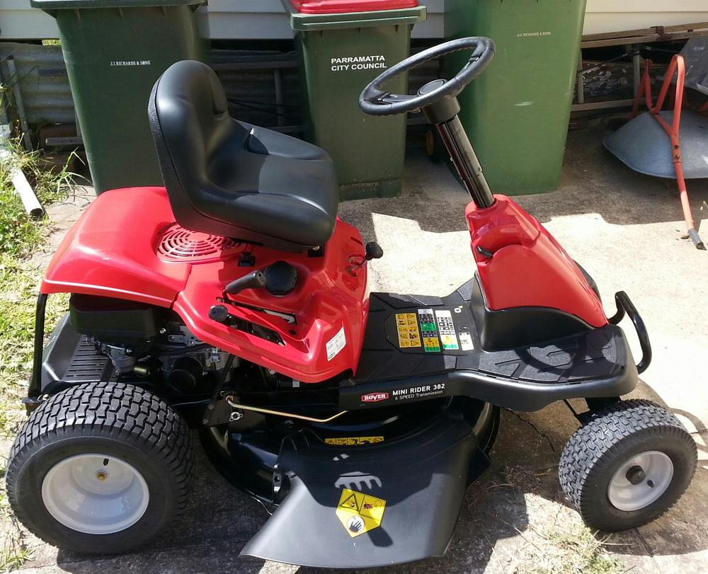 Rover Mini Rider 382/30 Ride-On Lawn Mower - Customer Photo From James L.