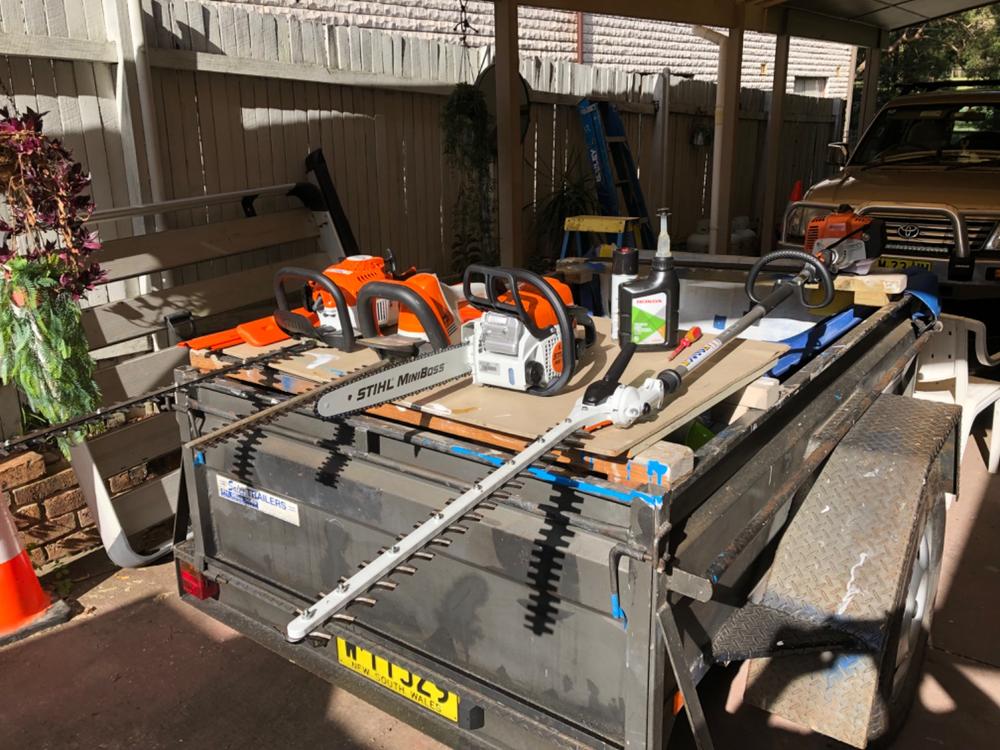 Stihl HL94 Petrol Pole Hedge Trimmer - Customer Photo From Ryan Mackay