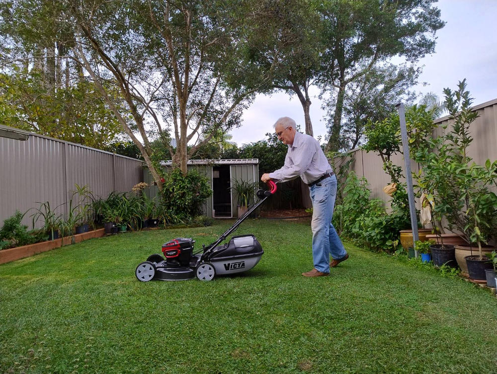 Victa Corvette Twin 18v Battery Lawn Mower Kit - Customer Photo From Graham Wheeler