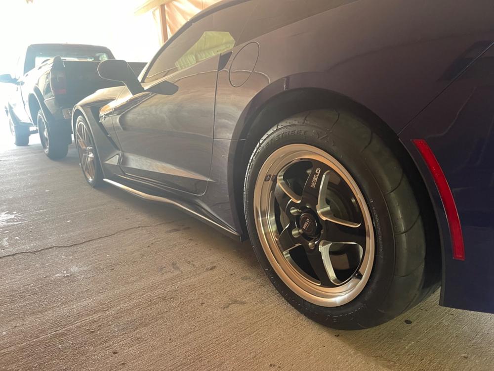 WELD Ventura 5 Drag Gloss Black Wheel with Milled Spokes 18x10.5 | 5x120.65 BC (5x4.75) | +65 Offset | 8.30 Backspacing - S15580563P65 - Customer Photo From Juan Alvarado