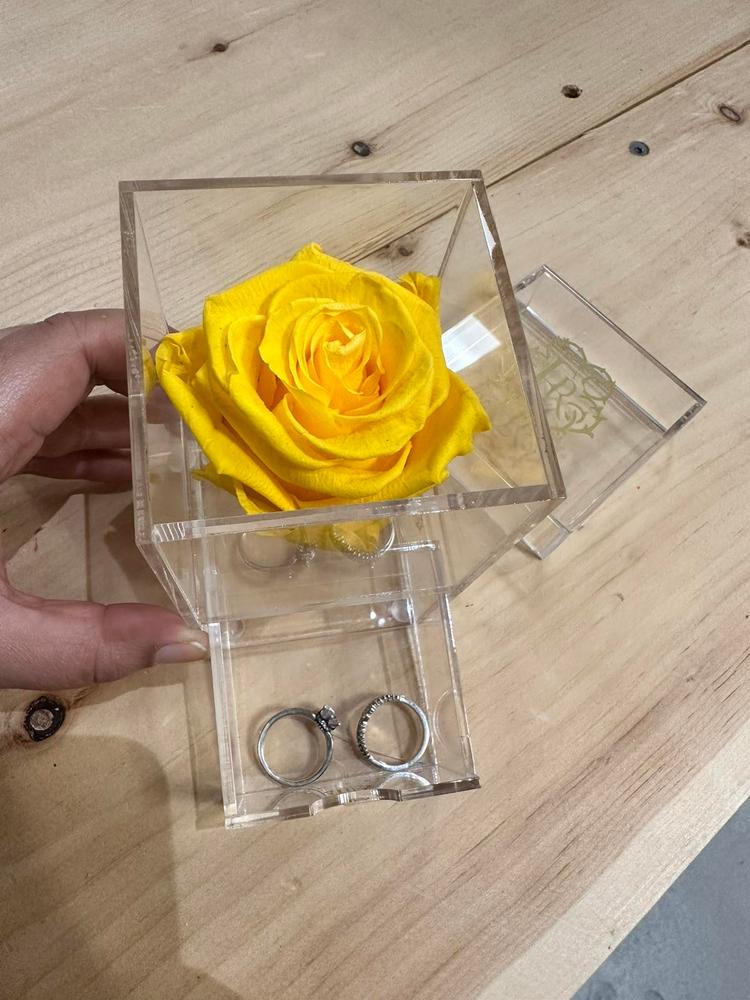 Madison Single Rose Gift Box - Customer Photo From Karina