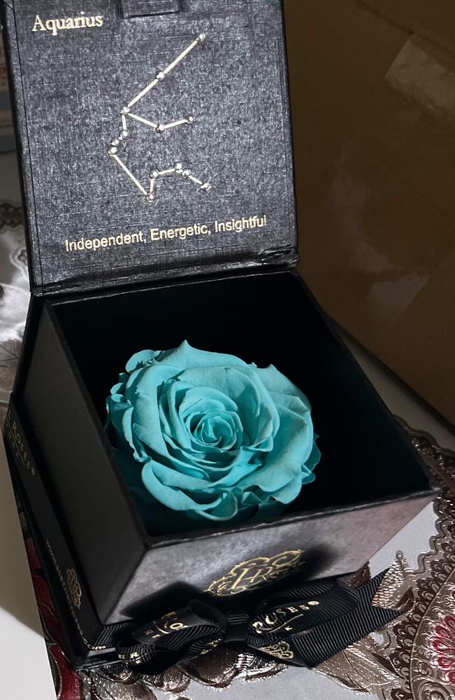 Astor Eternal Rose Gift Box - Aquarius - Customer Photo From Beverly Taveras