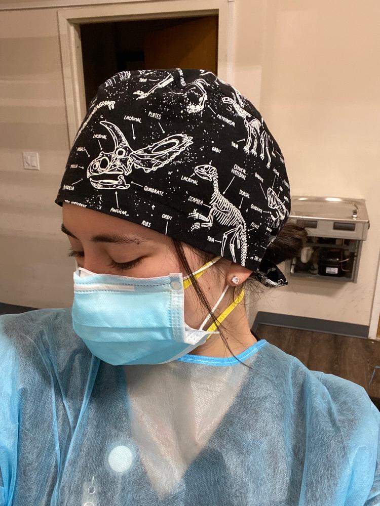 Scrub Caps Prehistoric Animals - Customer Photo From Aristyne Diaz