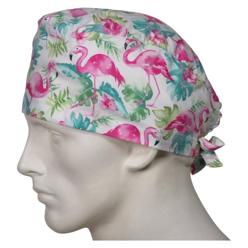 Scrub Caps Pink Flamingos - Customer Photo From Harrison Snyder