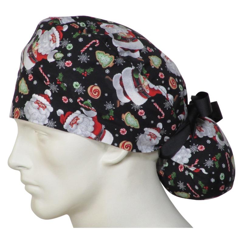 Ponytail Scrub Caps Santa Klaus Tales - Customer Photo From Chirsty