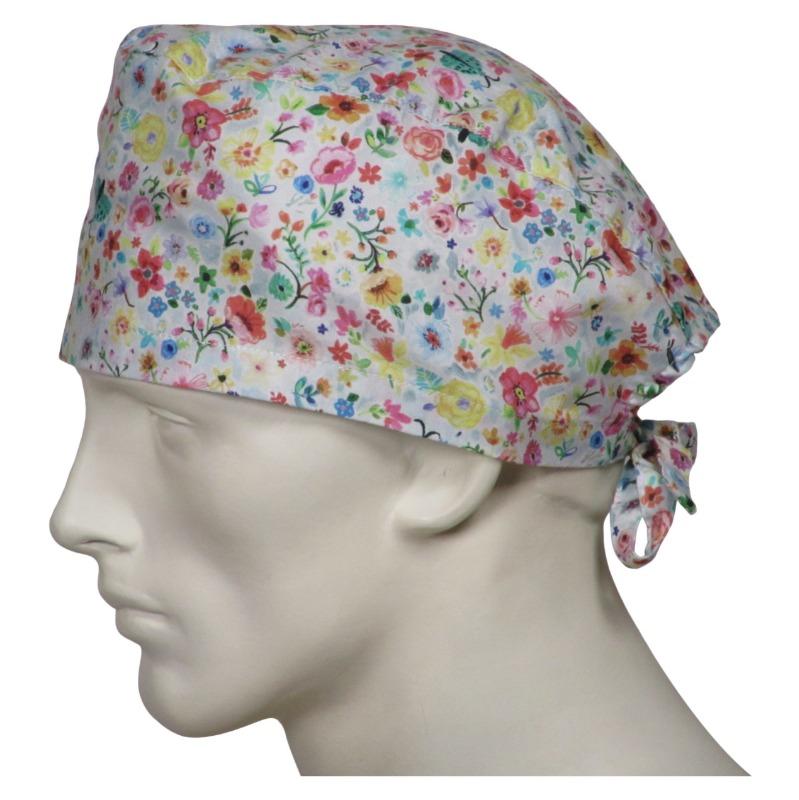 Surgical Caps Floral Days - Customer Photo From Christine Bedrock