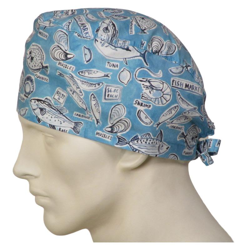 Surgical Caps Sharks Head - Customer Photo From Charles Duda