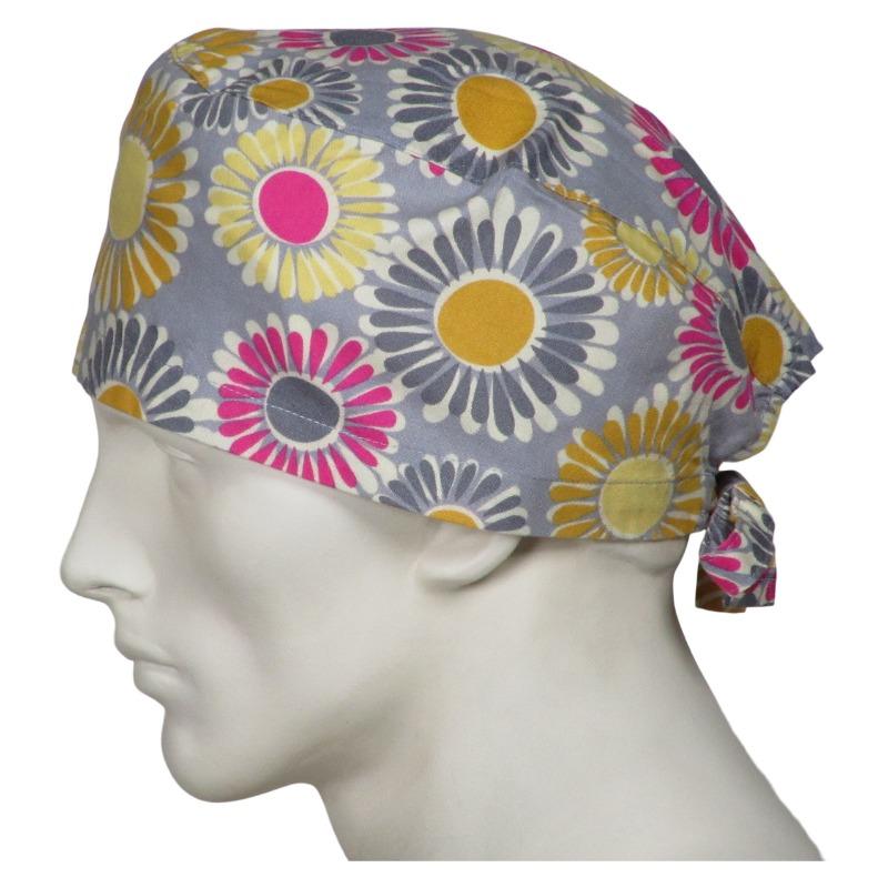 Scrub Caps Sunshine Flowers - Customer Photo From Sonja Nesbitt