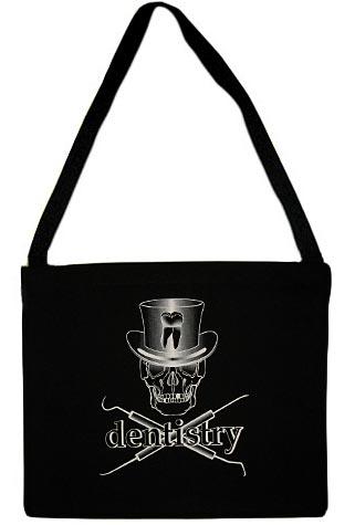 Dentistry Skull Tote Bag - Customer Photo From Chris S.