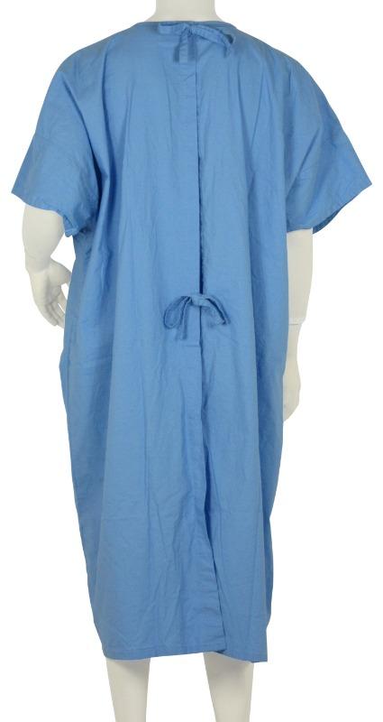 Hospital Gowns Candy Blue - Customer Photo From Donna