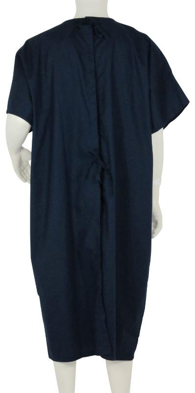 Hospital Gown Deep Navy - Customer Photo From Steven