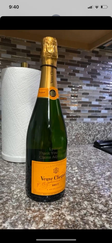 Veuve Clicquot Yellow Label (in a sweater!) – Tipsy Truck Delivery