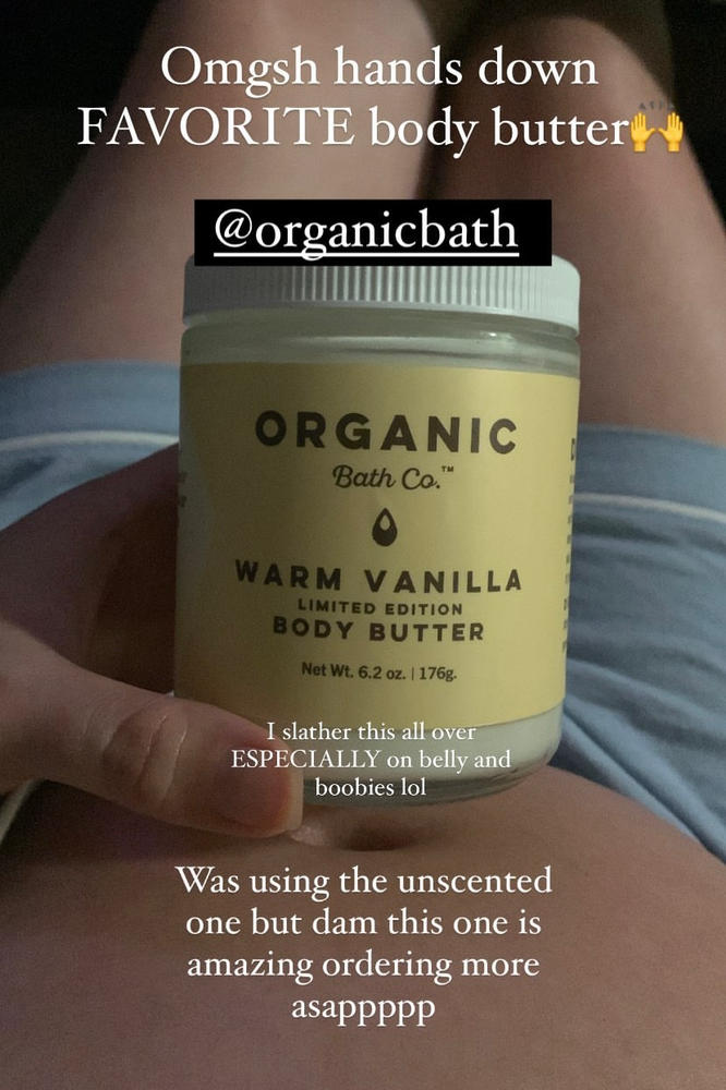 Warm Vanilla Organic Body Butter - Customer Photo From Nicole Han