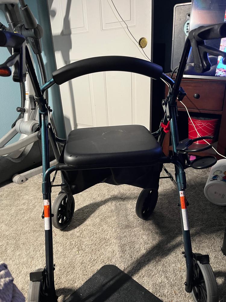 Nova Medical Zoom Series Lightweight Folding Rollators with 8" Wheels - Customer Photo From Tom Stewart