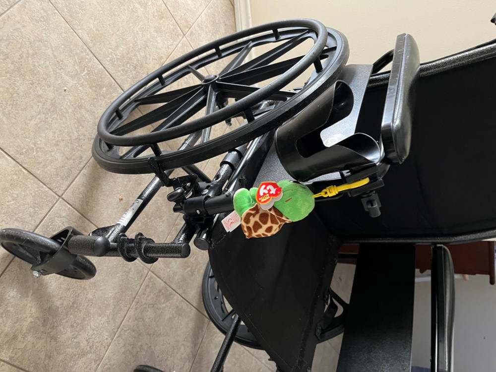 Nova Medical Mobility Universal Cup Holder - Customer Photo From Lauren Wichlep