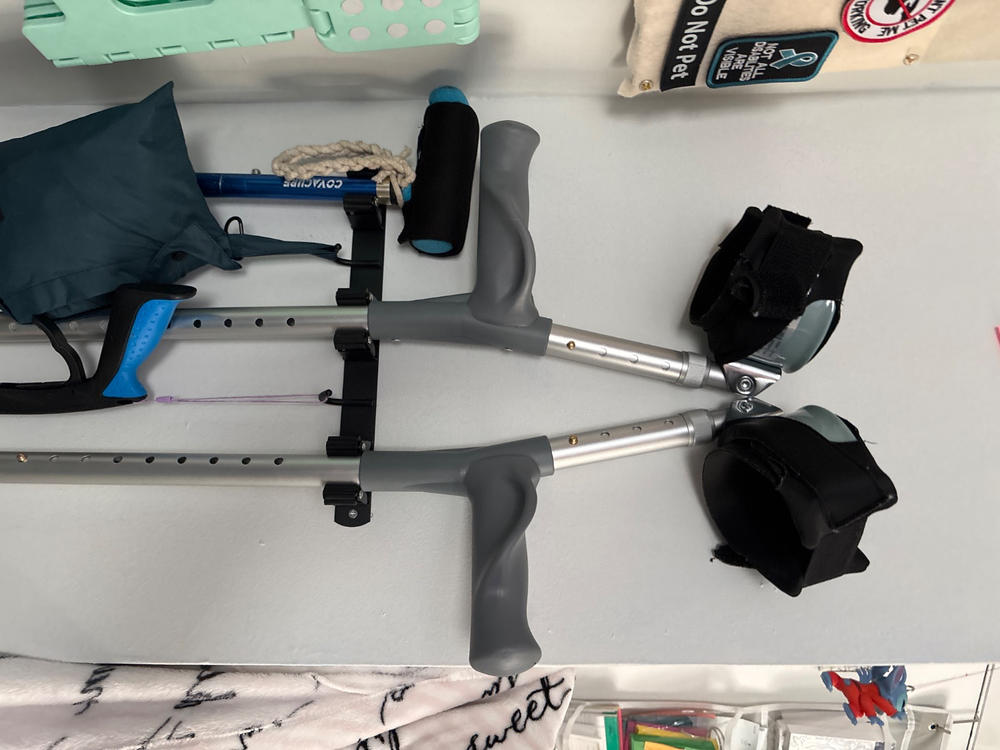 Nova Medical Forearm Crutches - Sold As A Pair - Customer Photo From Madison Vadenais
