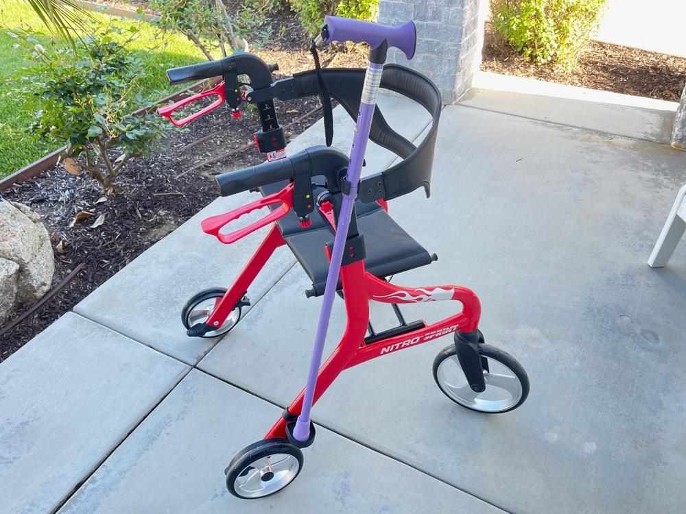 Drive Medical Nitro Sprint Cane Holder - Customer Photo From Anonymous