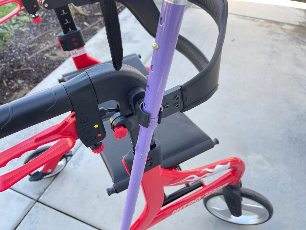 Drive Medical Nitro Sprint Cane Holder - Customer Photo From Anonymous