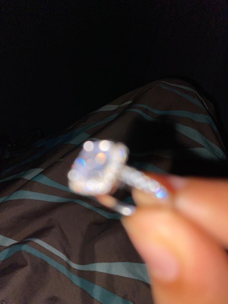 Princess Promise Ring - Customer Photo From Charnese Brown
