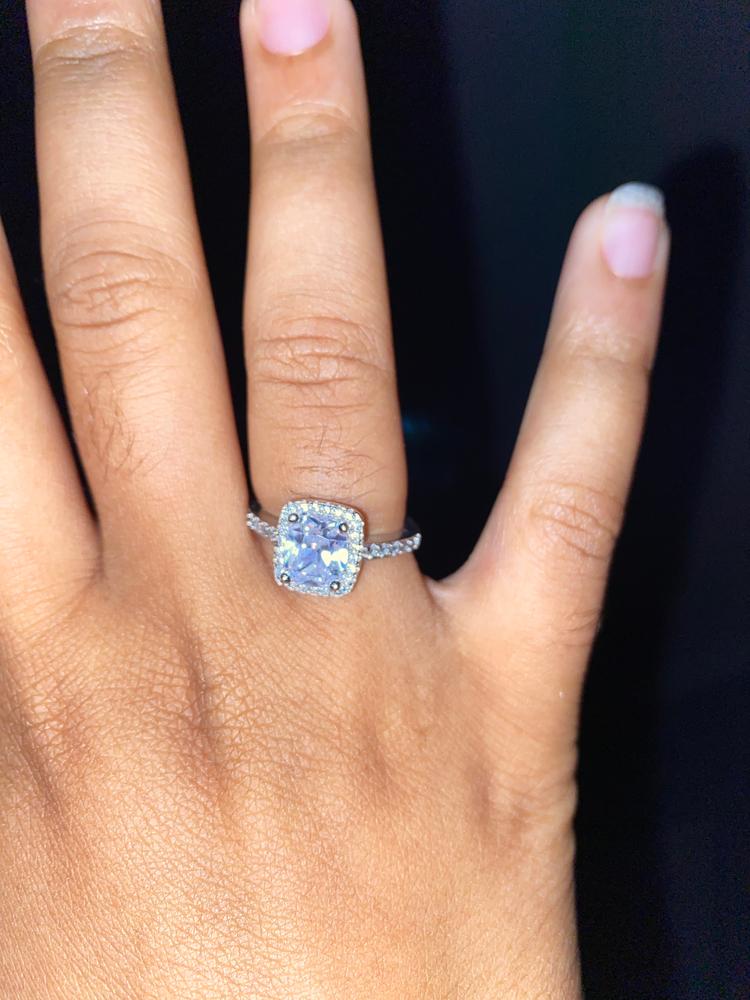Princess Promise Ring - Customer Photo From Charnese Brown