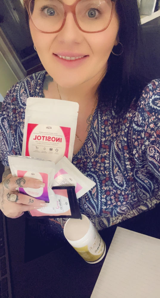 Fertility Support Bundle - Customer Photo From Nicole L.