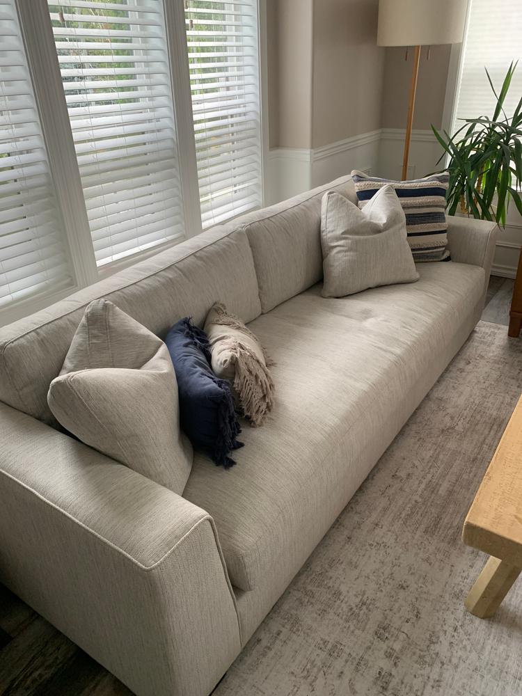 Capri Leather Sofa Restoration Hardware Baci Living Room