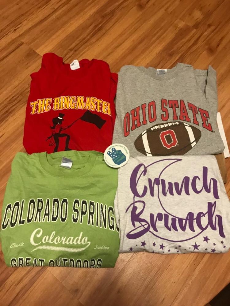 Preloved Printed Long Sleeve T-Shirts | Set of 4 - Customer Photo From Cheryl Towle