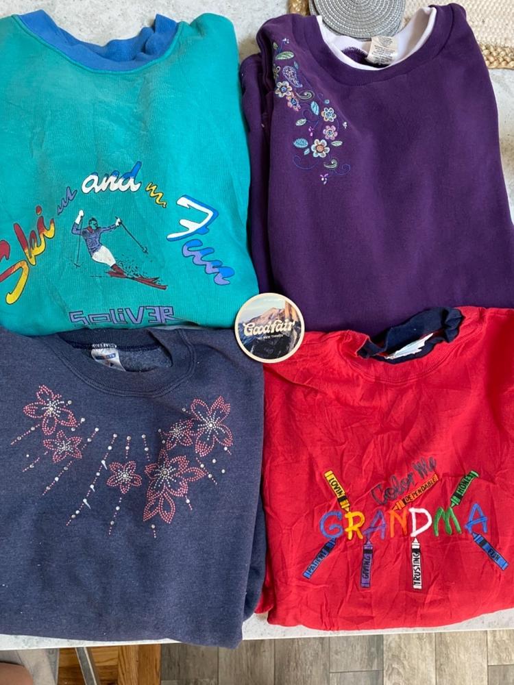 Preloved Granny Sweatshirts | Set of 2 - Customer Photo From alyssa rosado