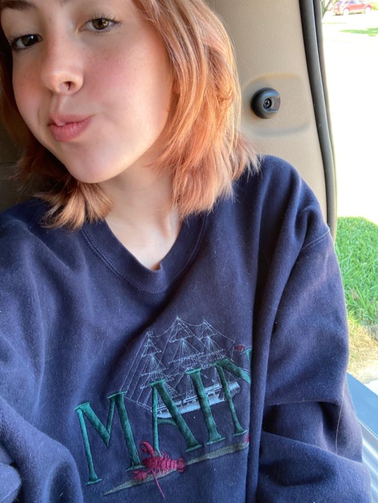 Preloved Printed Crewneck Sweatshirts | Set of 4 - Customer Photo From Samantha R.