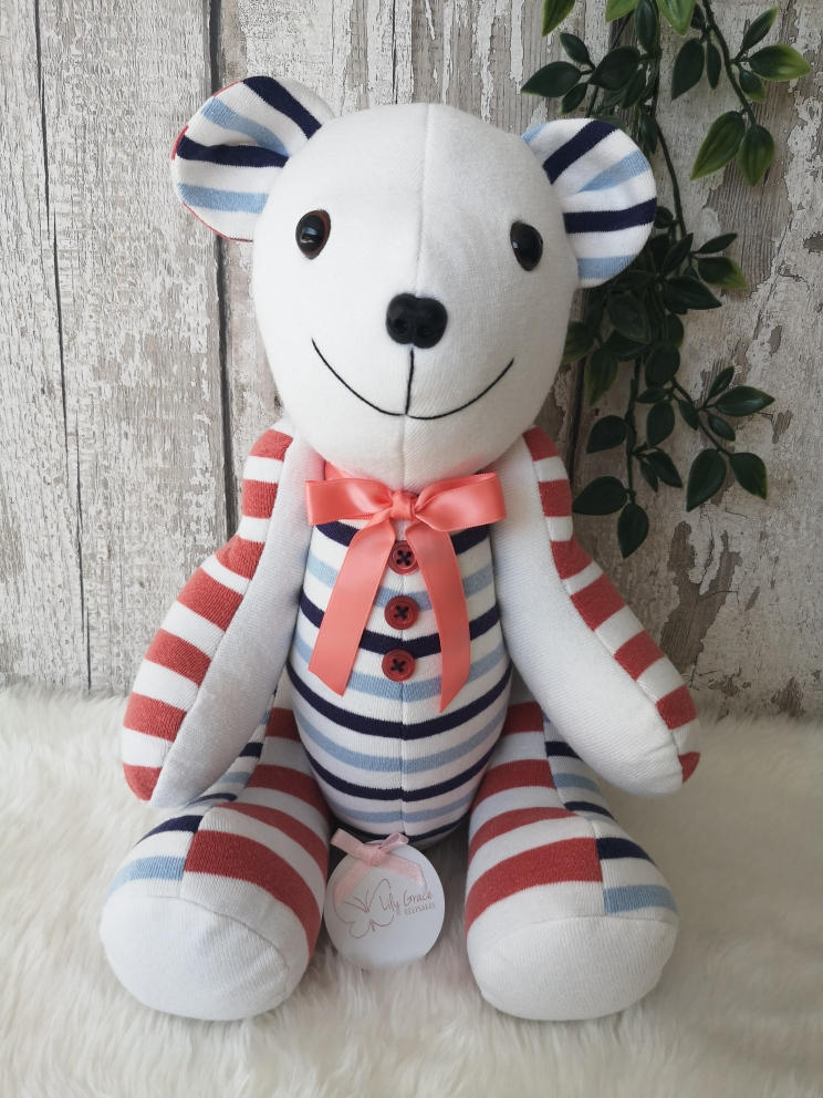 Memory Bear - Ted, our Traditional Bear - Customer Photo From Rose Hodson