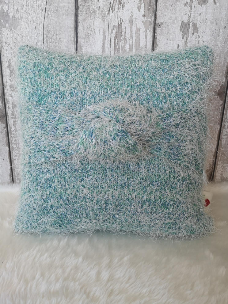 Memory Cushion - Tied Knot Design © - Customer Photo From Nicola Kennedy