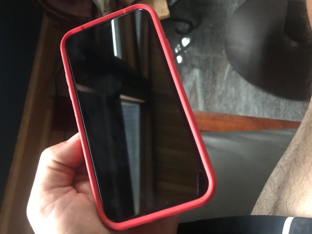 NanoArmour Anti-Microbial 3D iPhone 11 Screen Protector - Customer Photo From timothy cross