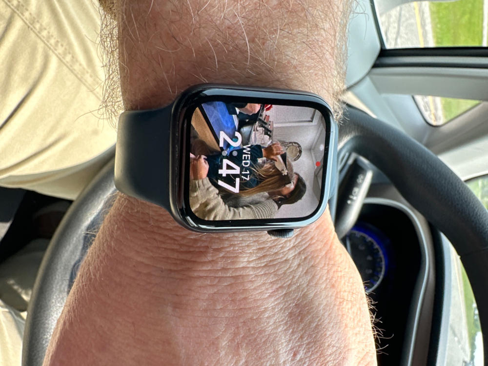 NanoArmour Apple Watch Screen Protector Series 5 - Customer Photo From David Smith