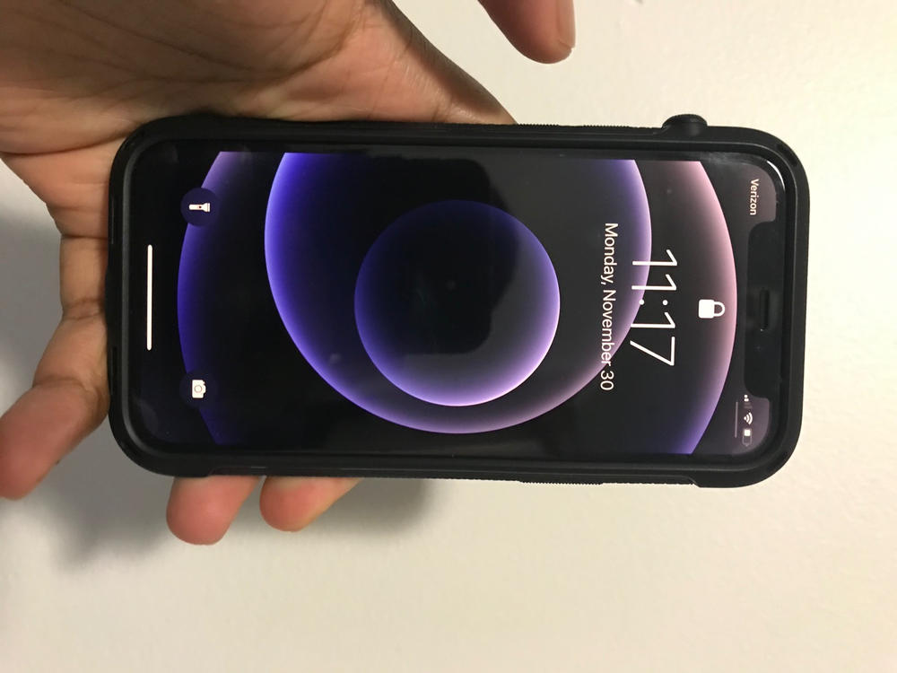 NanoArmour Anti-Microbial iPhone 12 mini Screen Protector - Customer Photo From Lawrence Haye