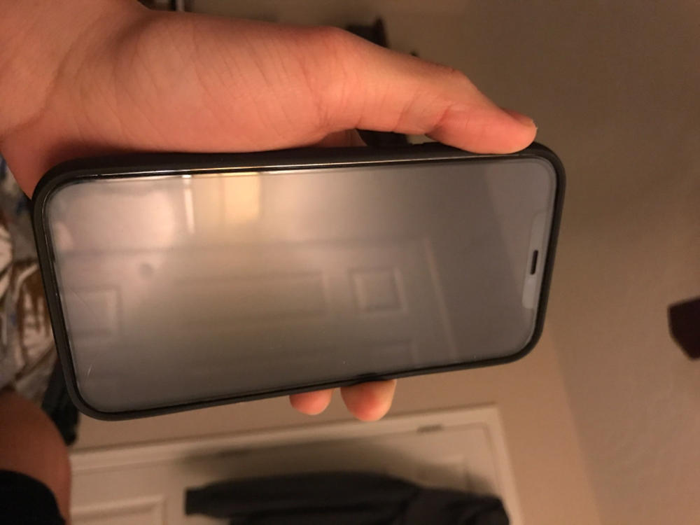 NanoArmour Matte Anti-Glare Best Screen Protector iPhone 12 Pro - Customer Photo From Ryan Heigel