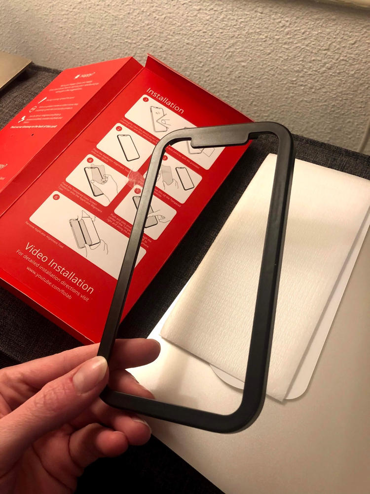 NanoArmour 3D Best Screen Protector for iPhone XS / X - Customer Photo From K Steenis