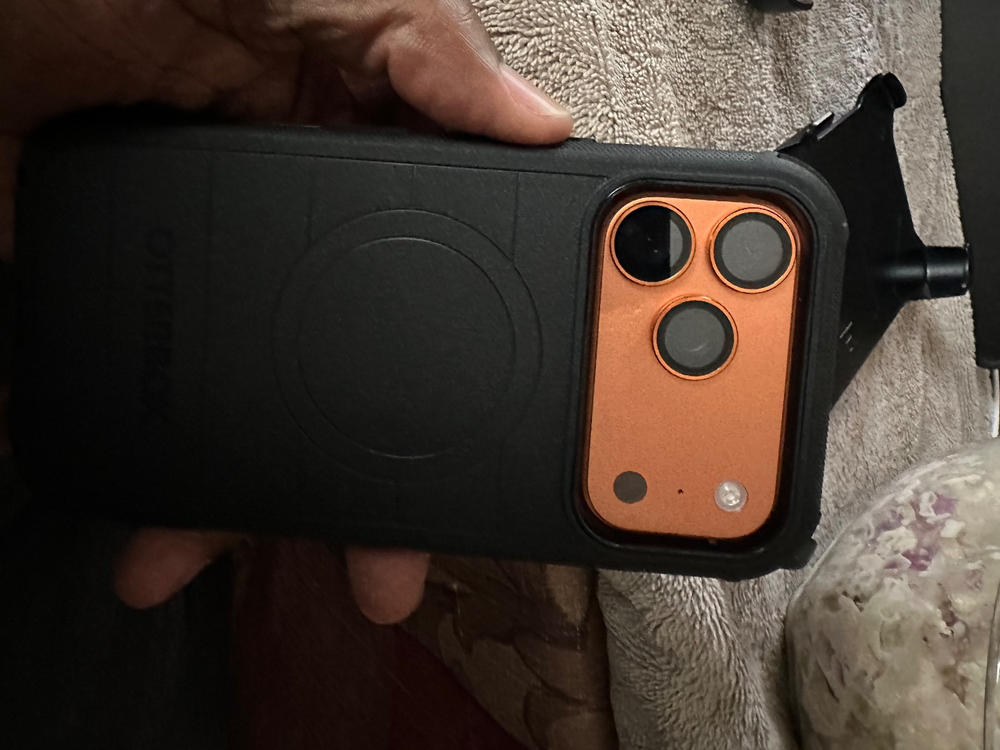 NanoArmour Camera Protector – iPhone 17 Pro / Pro Max Anti Reflective - Customer Photo From Therise Hawkins