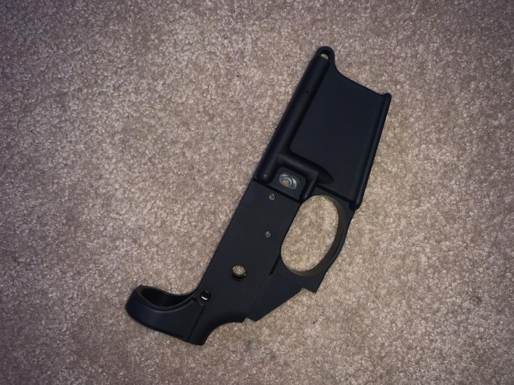 Anderson Manufacturing AM-15 Stripped Lower Receiver - Closed - Anodized Black - Customer Photo From Ahmad Jaseb