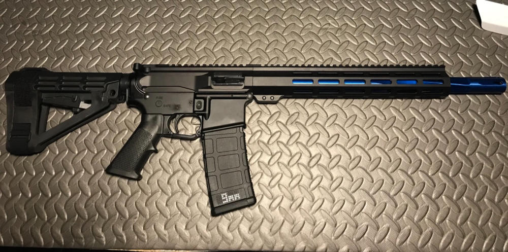 ODIN Works 16" 9mm SuperLite Barrel - Blue - Customer Photo From Anthony Anjos