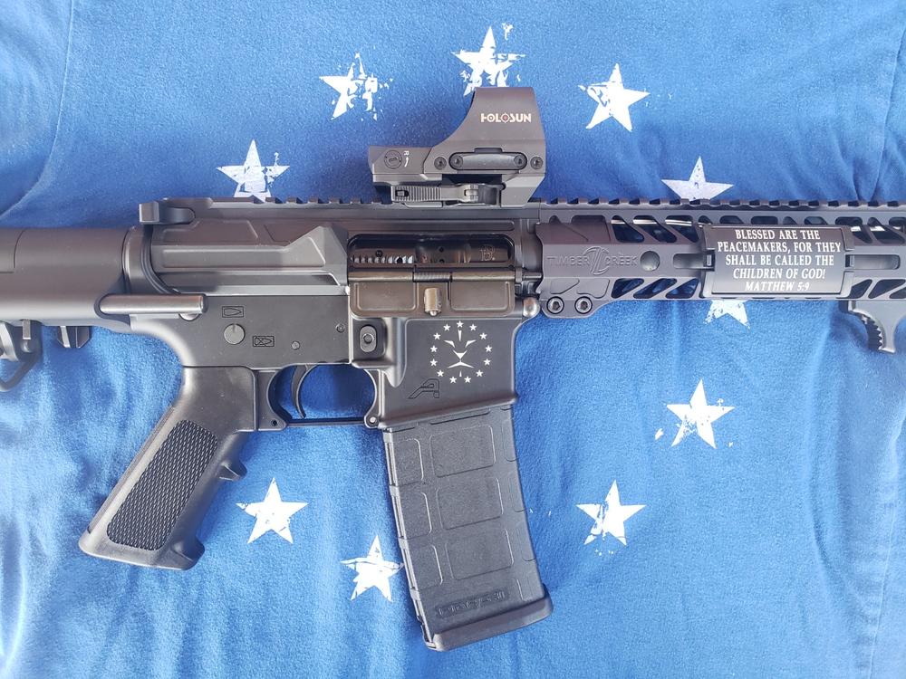 Odin Works AR-15 Billet Upper Receiver - Black - Customer Photo From Eduardo Blandon