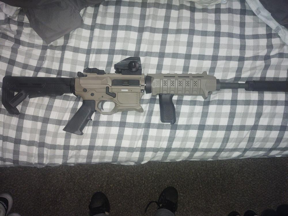 Odin Works AR-15 Billet Upper Receiver - FDE - Customer Photo From Jason Garcia