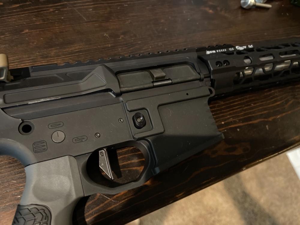 Odin Works AR-15 Billet Upper Receiver - Black - Customer Photo From Ryllee T.