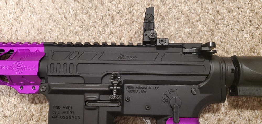 Odin Works AR-15 Billet Upper Receiver - Black - Customer Photo From DAVID KIM