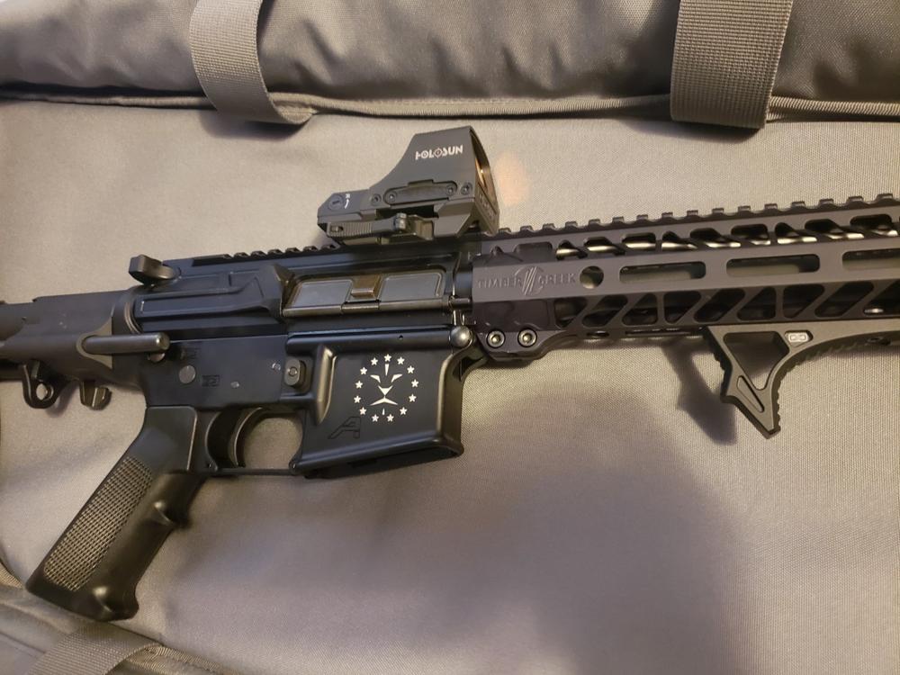 Odin Works AR-15 Billet Upper Receiver - Black - Customer Photo From Eduardo Blandon