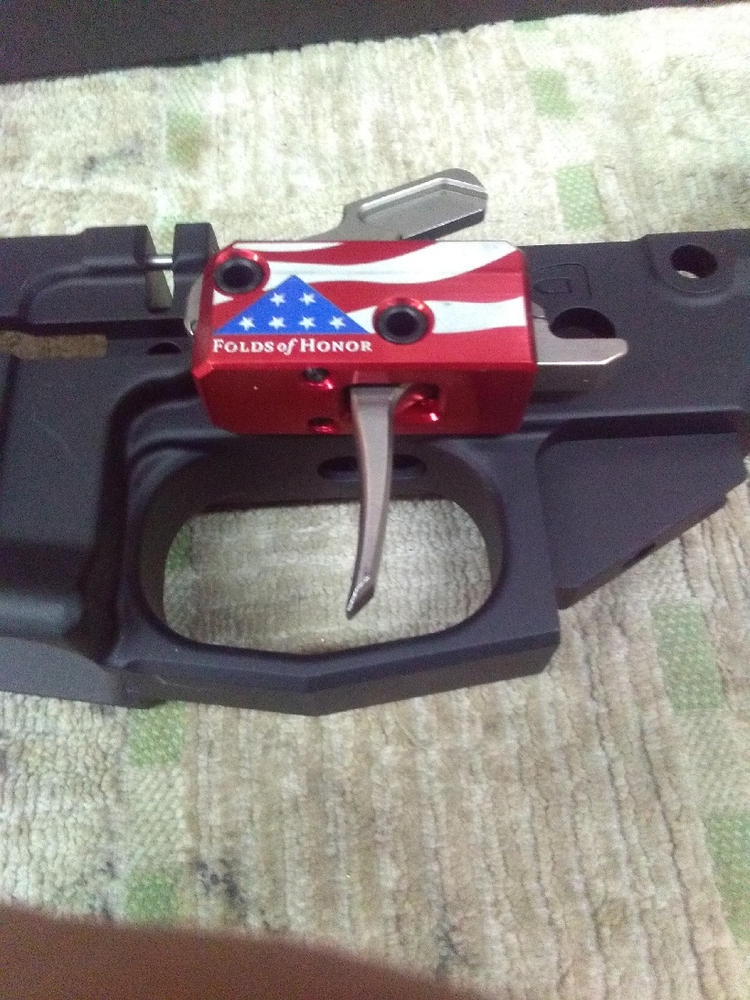 Rise Armament Patriot High Performance Trigger 3.5lb - Flat - Customer Photo From Dean Anderberg