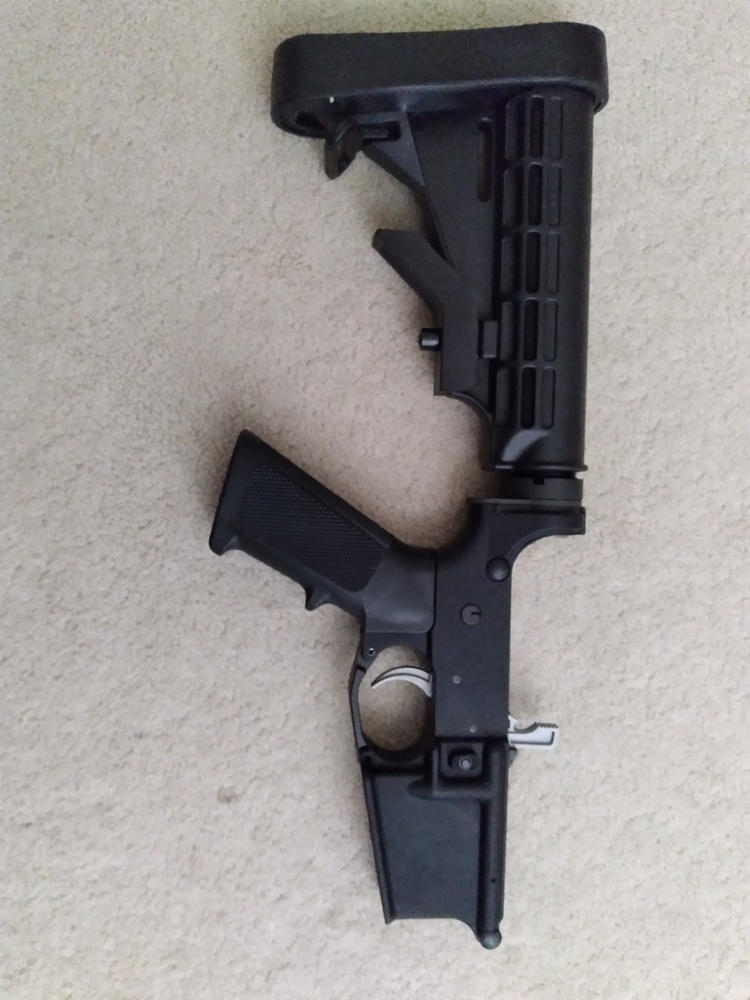 Anderson Mil-Spec Lower Build Kit - Stainless (Silver) - Customer Photo From Sebastian Navarrete