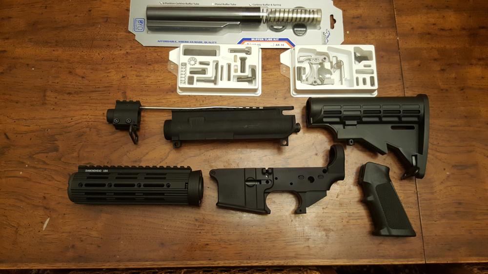 Anderson Mil-Spec Lower Build Kit - Stainless (Silver) - Customer Photo From Justin Witbrodt