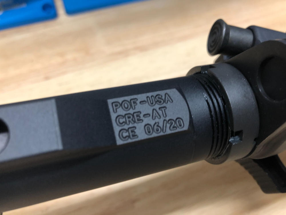 POF USA Enhanced Anti-Tilt AR-15 Buffer Tube - Customer Photo From David Richter