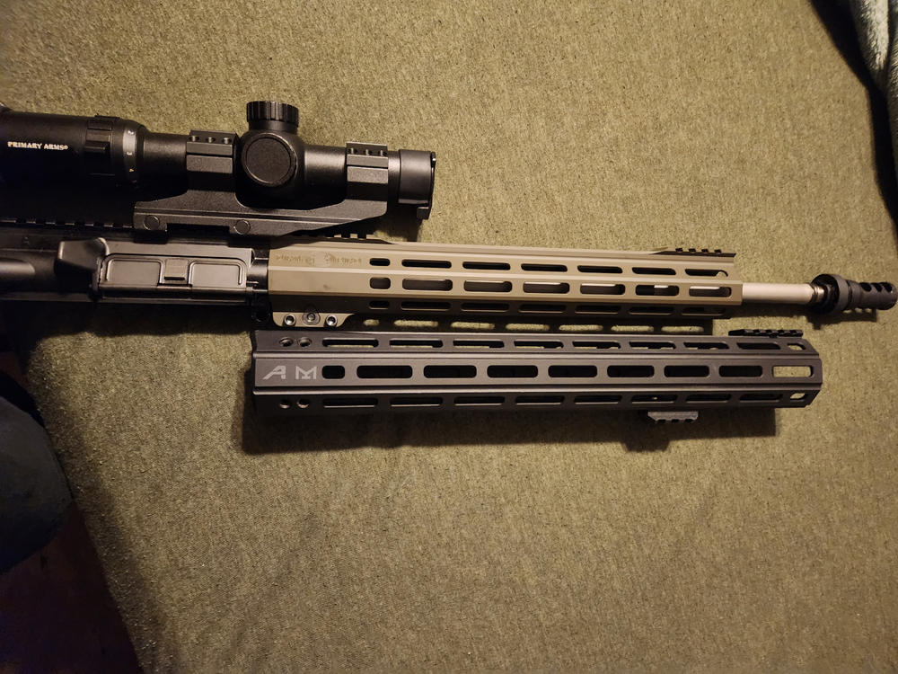 Dirty Bird AR-15 SMRS Handguard - Slim M-LOK Rail System Gen 2 - 12.7", Black - Customer Photo From Jonathan Sanders