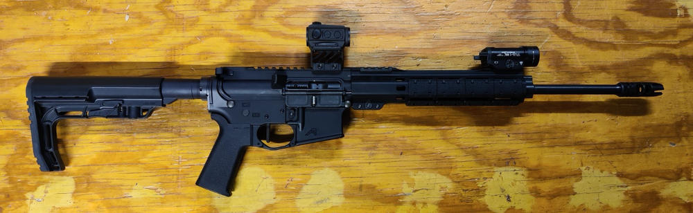 Dirty Bird AR-15 SMRS Handguard - Slim M-LOK Rail System Gen 2 - 9.7", Black - Customer Photo From Craig DeMouy